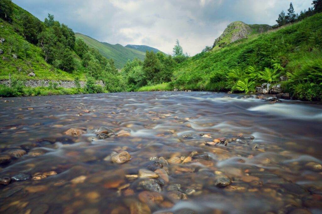 Small river in Scotland